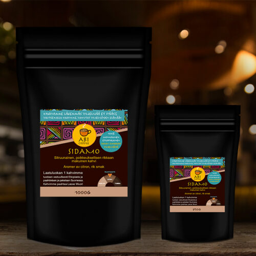 ABI-Coffee-Sidamo Sidamo Kahvipapu